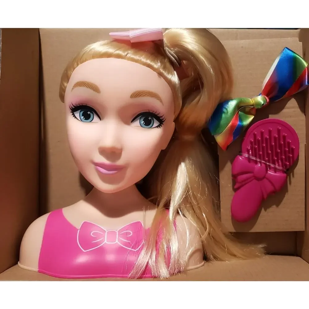 Jojo Siwa 4 Piece Styling‎ Head Playset Includes Brush And Bows New In Box